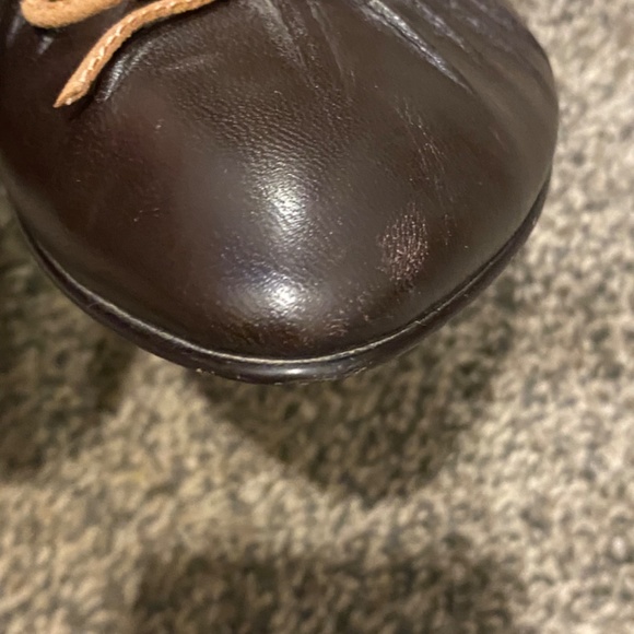 Aldo brown leather retro style kitten heel with pointed toe. Sz 38 - Picture 12 of 16